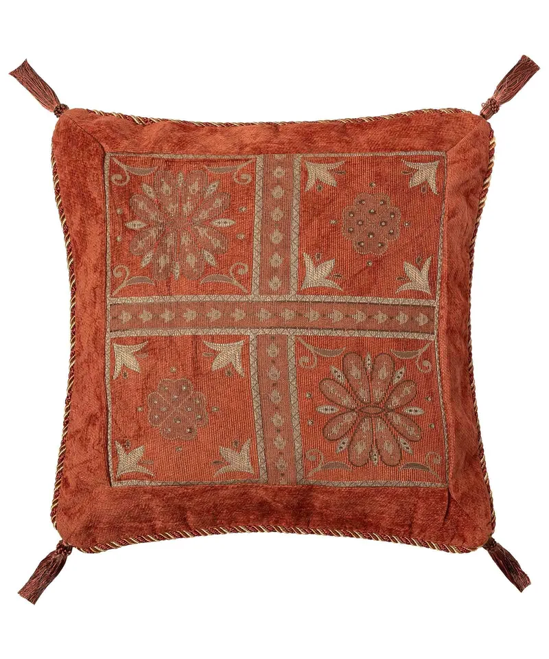 Μαξιλαροθήκη Διακόσμησης Silk Fashion 001Κεραμιδί 45x45
