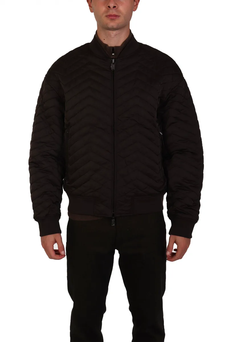 EMPORIO ARMANI ΜΠΟΥΦΑΝ BOMBER LOGO ΚΑΦΕ