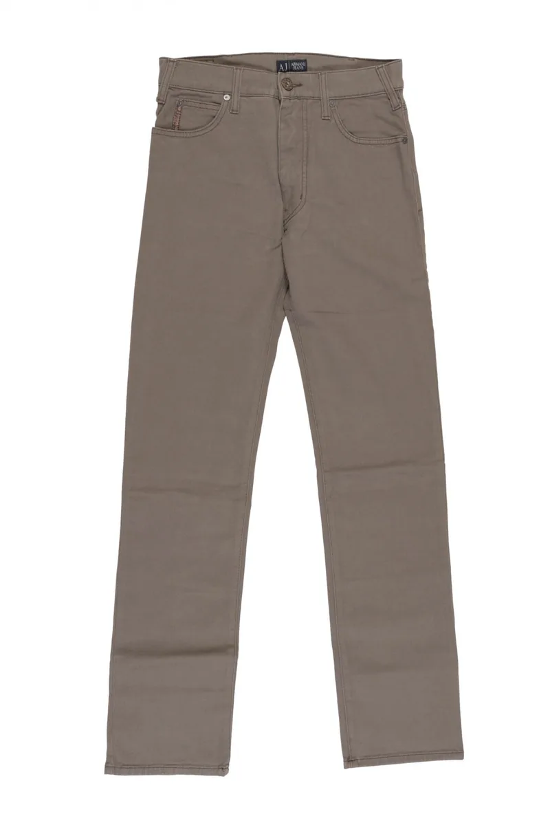 ARMANI JEANS ΠΑΝΤΕΛΟΝΙ JEANS J31 CLASSIC WAIST REGULAR STREIGHT LEG ΜΠΕΖ-ΓΚΡΙ