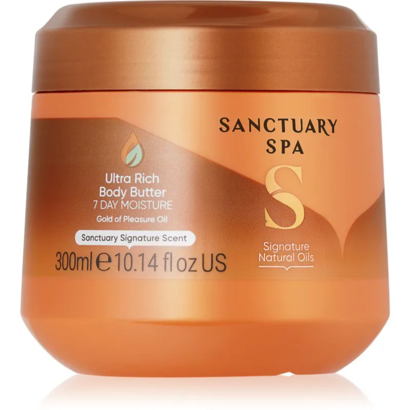 Sanctuary Spa Signature Natural Oils Εντατικό ενυδατικό βούτυρο σώματος 300 μλ
