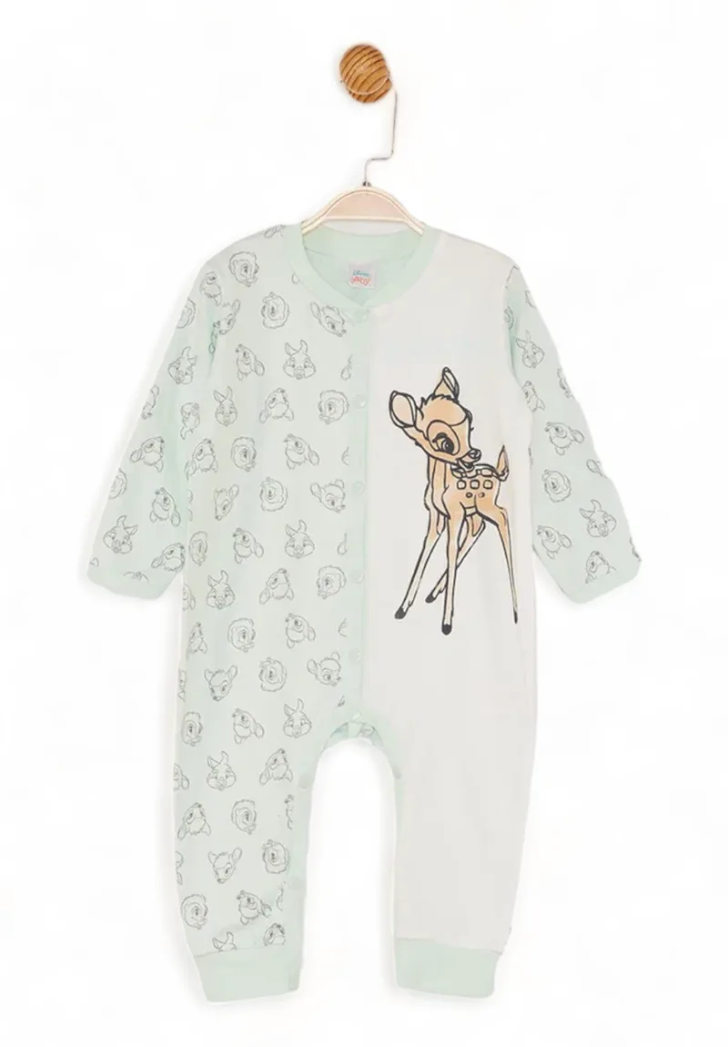 Βρεφικό φορμάκι Cimpa με μακρύ μανίκι Disney Bambi μιντ BA21431-Μέντα