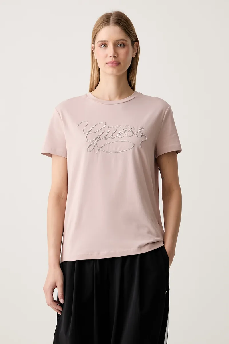 Guess t-shirt γυναικείο βαμβακερό SYRMA