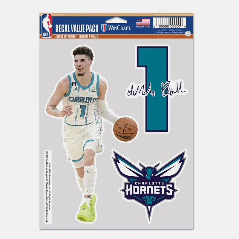 Wincraft Nba Fdcl 5.5X7.75 Ball/Hornets (9000179933_76369)