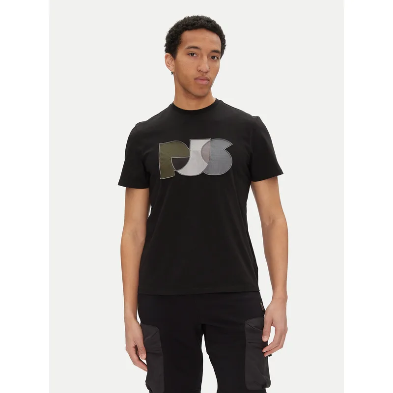 Parajumpers T-Shirt Leland 25SMPMTSGT09 Μαύρο Regular Fit