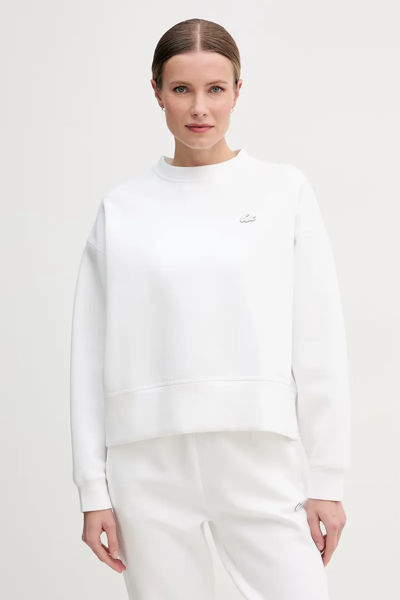 Lacoste μπλούζα oversize γυναικεία με βαμβάκι