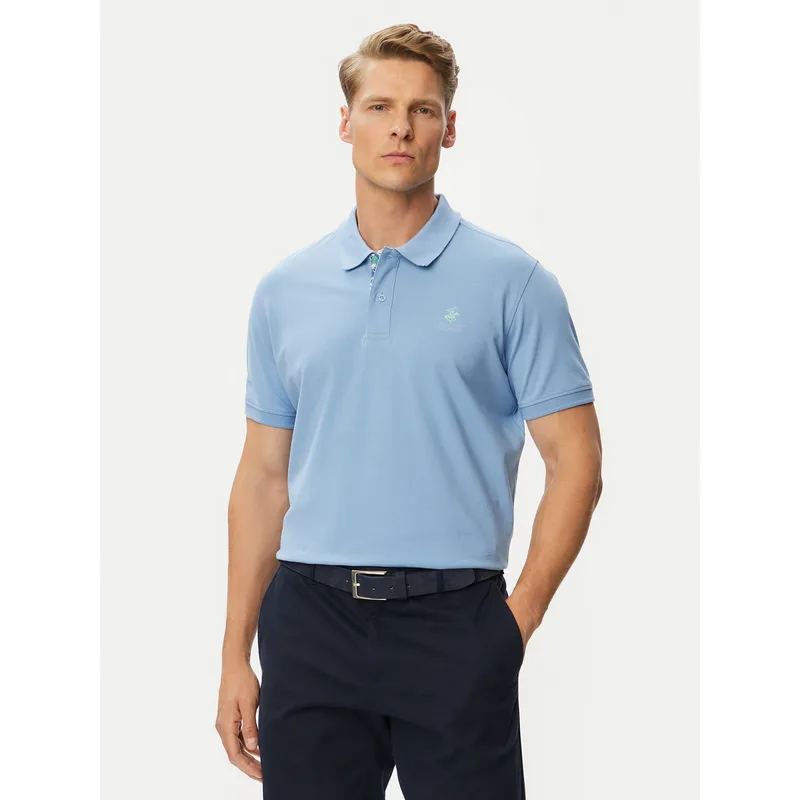 Beverly Hills Polo Club Polo P-SS26M-P450106 Ανοιχτό μπλε Regular Fit