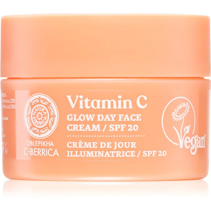 Natura Siberica Oblepikha C-Berrica λαμπρυντική κρέμα ημέρας SPF 20 50 ml
