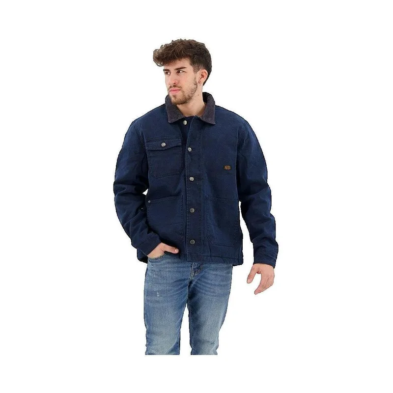 Τζιν Μπουφάν/Jacket Superdry Veste en jean Workwear Ranch bleu marine