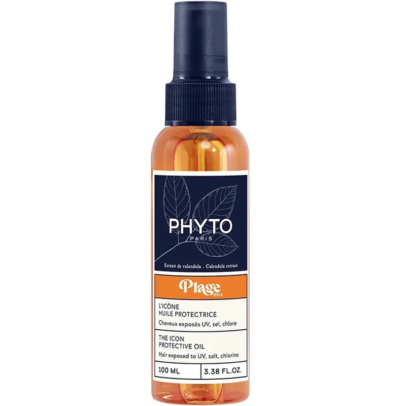 Phyto Plage The Icon Protective Oil Spray Θρεπτικό Λάδι με Εκχύλισμα Καλέντουλας & Έλαιο Karanja για Προστασία & Επανόρθωση των Μαλλιών που Έχουν Εκτεθεί στην Ηλιακή Ακτινοβολία το Αλάτι & το Χλώριο 100ml