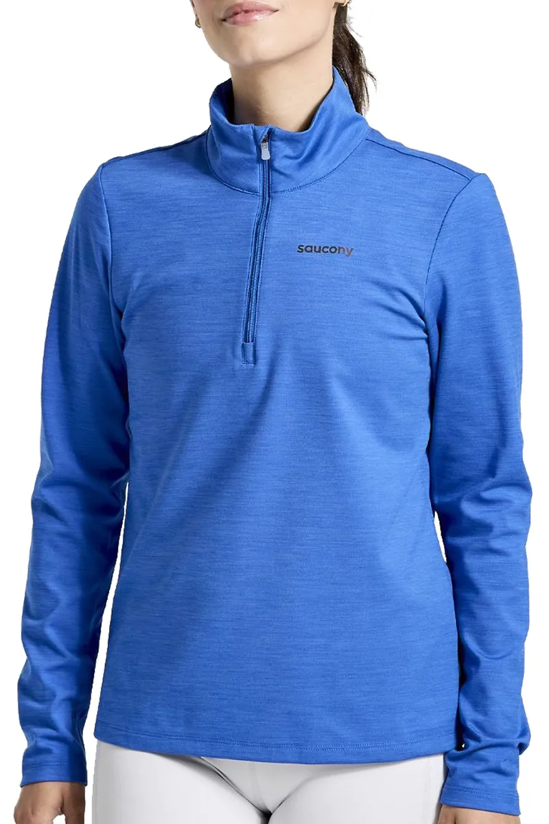 Μπλούζα Μακρυμάνικη Saucony Solstice 1/4 Zip SAW800390-PLH Γυναικείο