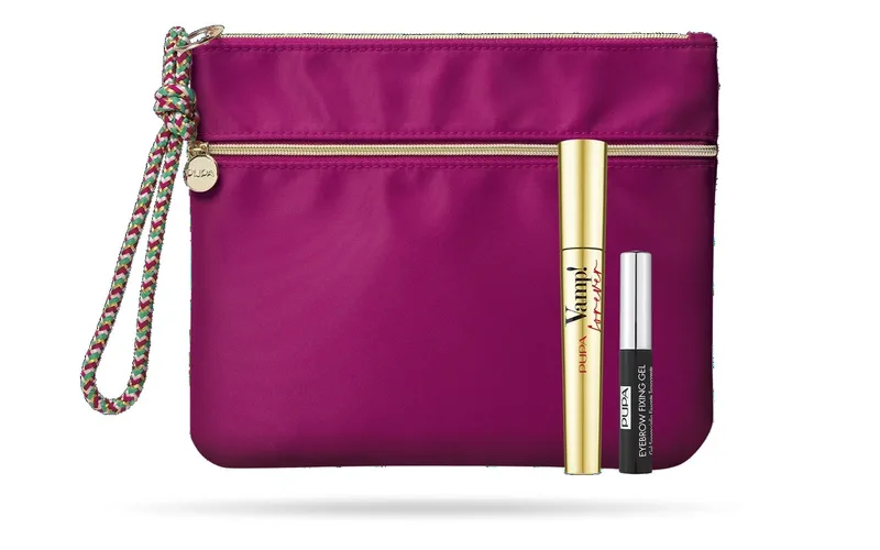 Pupa Kit (Forever Mascara 9ml, Eyebrow Gel 4ml & Handy Bag)