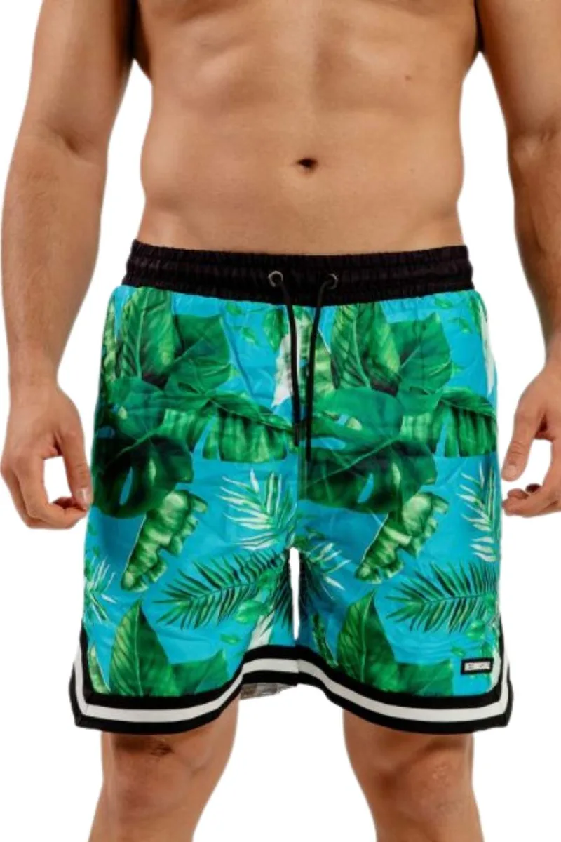 BEE UNUSUAL Μαγιό Ανδρικό Jungle Board Shorts - MULTI-BB-256001-MULTI