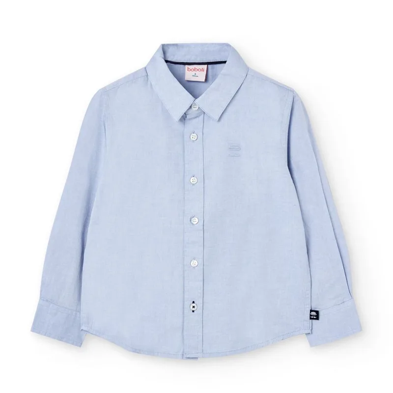 Πουκάμισο oxford αγόρι Boboli-730022-2583-Ciel