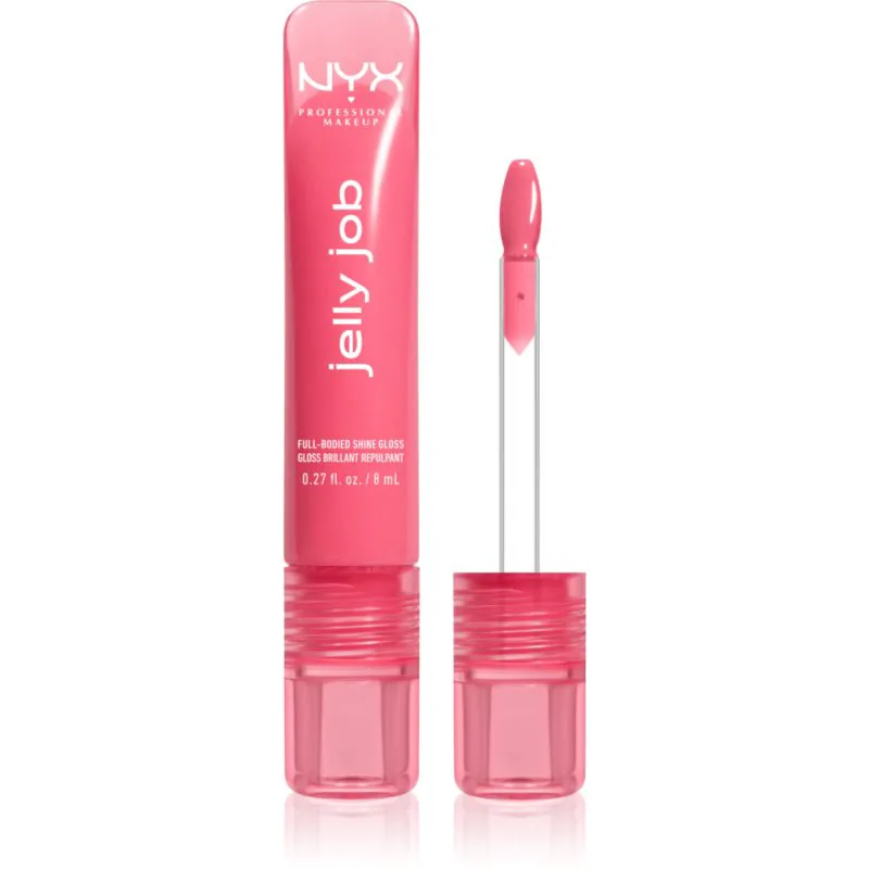 NYX Professional Makeup Jelly Job λαμπερό λιπ γκλος για αύξηση του αποτελέσματος απόχρωση Jelly Blushin 7.5 ml