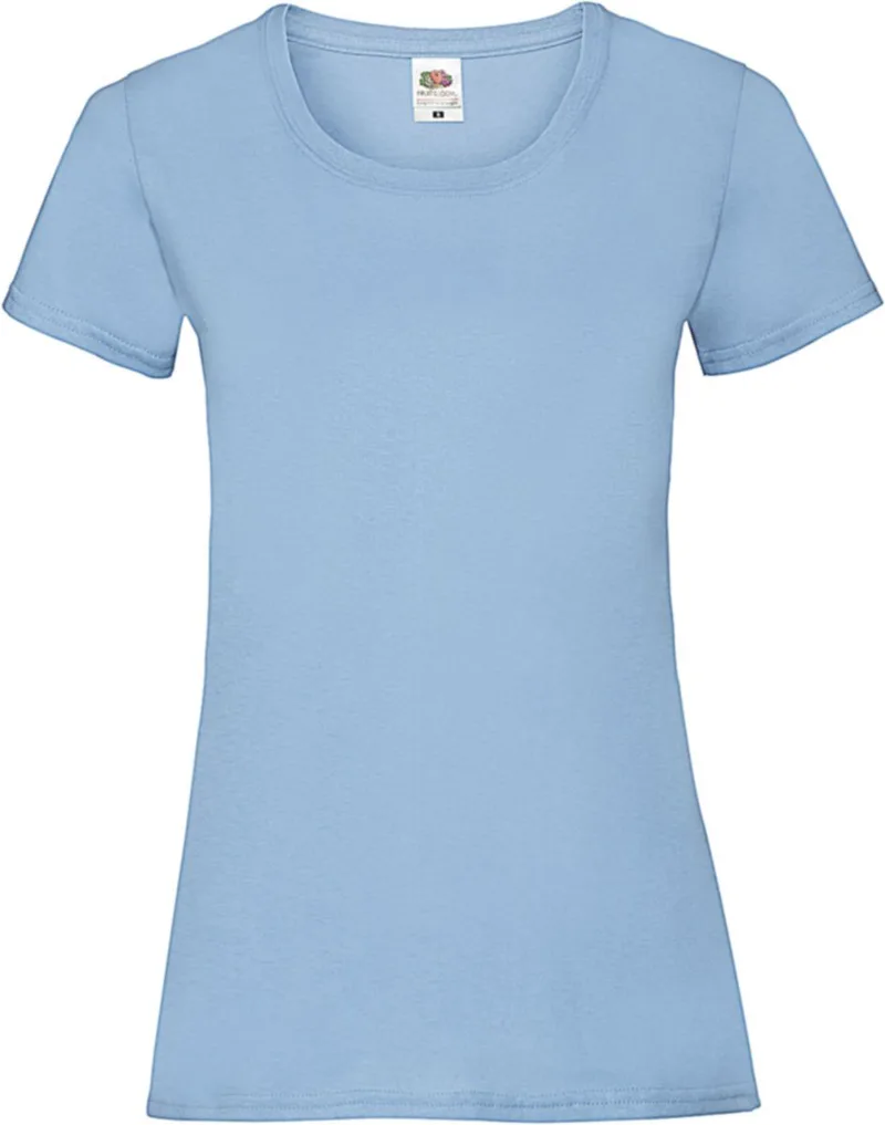 Lady-Fit Valueweight T Fruit of the Loom 61-372-0 Sky Blue
