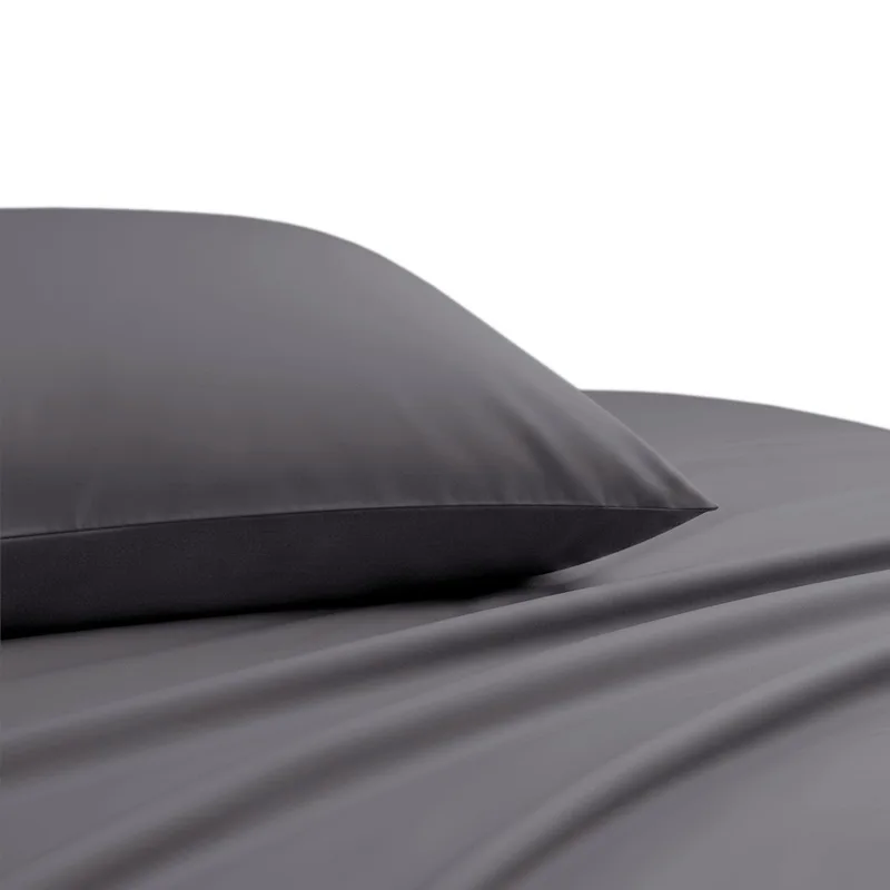 Μαξιλαροθήκες Ζεύγος 53X72 Melinen Lavish Satin Dark Grey (53x72)