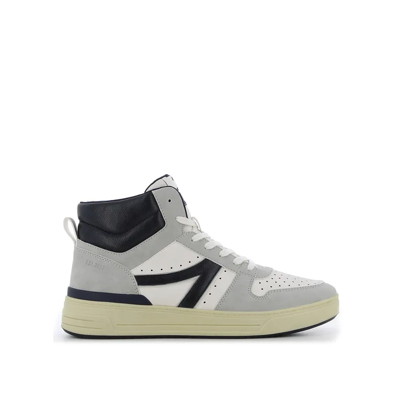 Εκρού ανδρικό sneaker μποτάκι