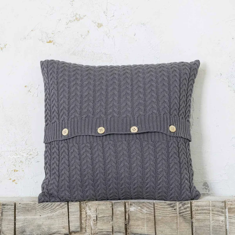 Διακοσμητικό Μαξιλάρι (45x45) Nima Pillows Moal Grey