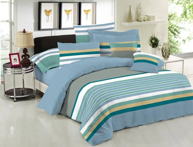 ΣΕΝΤΟΝΙΑ ΥΠΕΡΔΙΠΛΑ LE BLANC PREMIUM NEVADA BLUE ΣΕΤ 4ΤΜΧ (240X270CM)