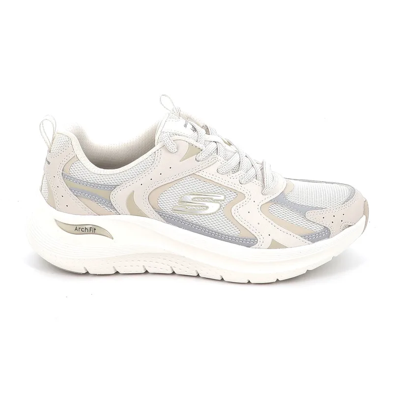 Γυναικείο Αθλητικό Παπούτσι Skechers Arch Fit 2.0 Χρώματος Μπεζ 150332-NAT