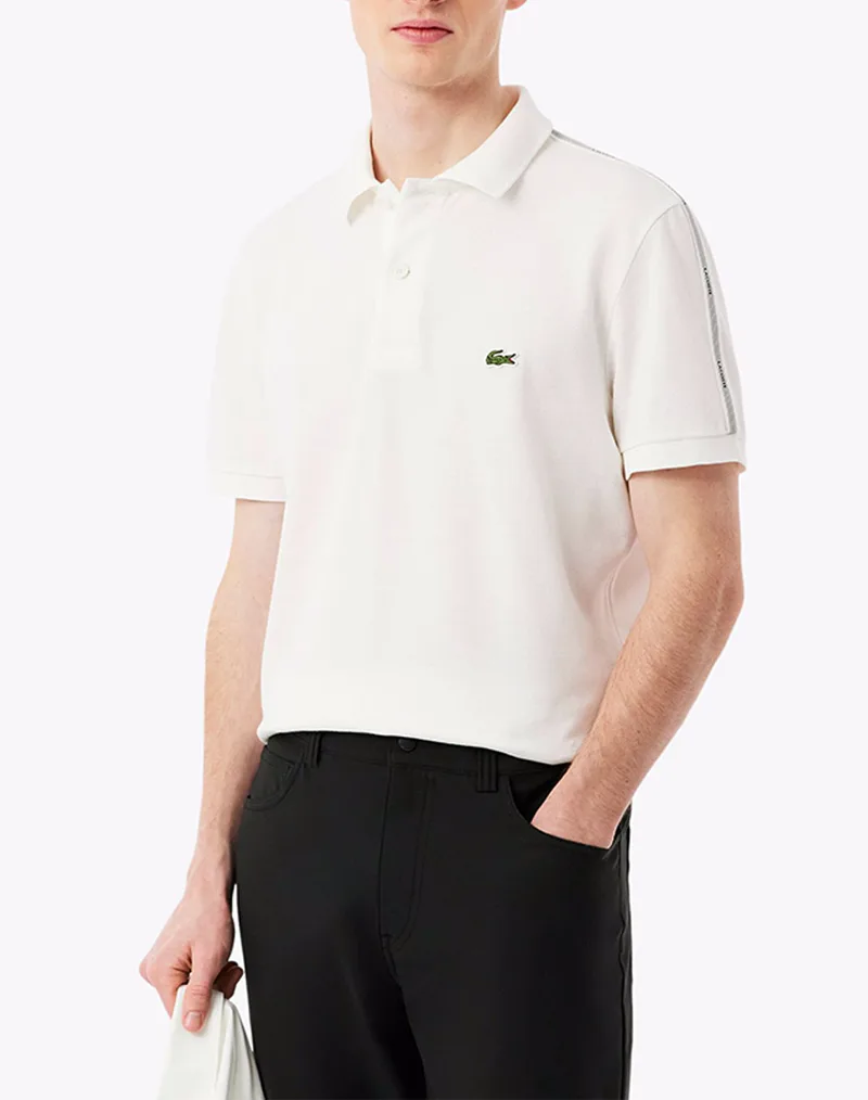 LACOSTE ΜΠΛΟΥΖΑ ΠΟΛΟ ΚΜ POLO SS 3PH0897-70V OffWhite