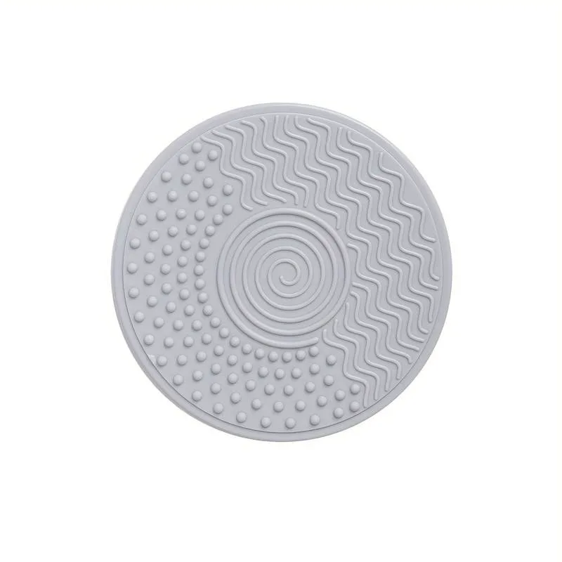 Bobby Warren Portable Silicone Makeup Brush Cleaning Mat - Grey