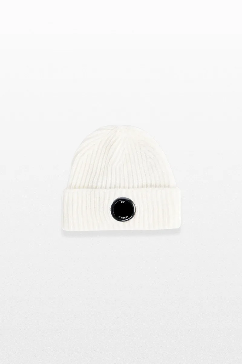 C.P. COMPANY Ανδρικό Λευκό Knitted Beanie In White