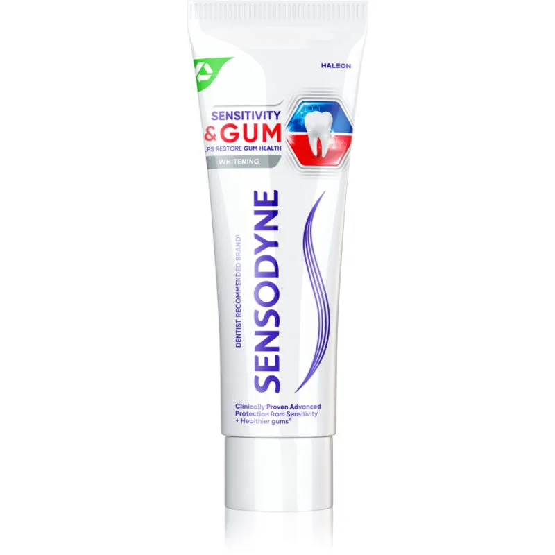 Sensodyne Sensitivity & Gum Whitening λευκαντική οδοντόκρεμα για την προστασία δοντιών και των ούλων 75 ml