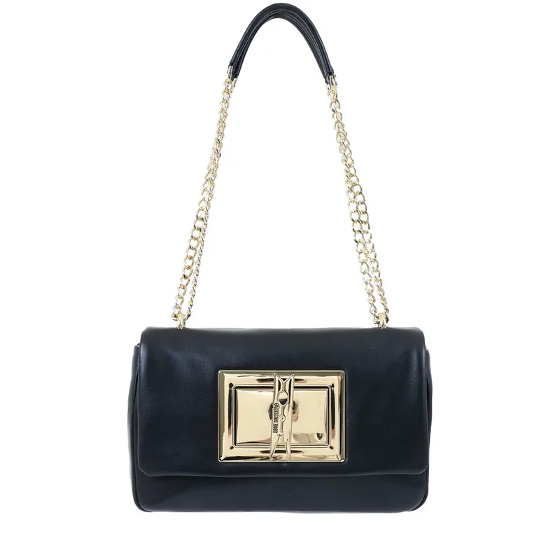 Γυναικεία Τσάντα Ώμου Μαύρη Love Moschino JC4164PP1MLM0-000