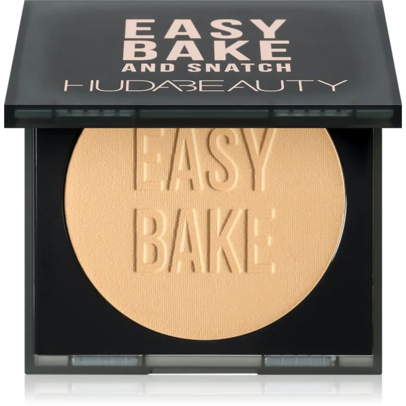 Huda Beauty Easy Bake and Snatch Brightening and Setting Powder σταθεροποιητική πούδρα για άμεση λαμπρότητα απόχρωση Kunafa 8.5 γρ