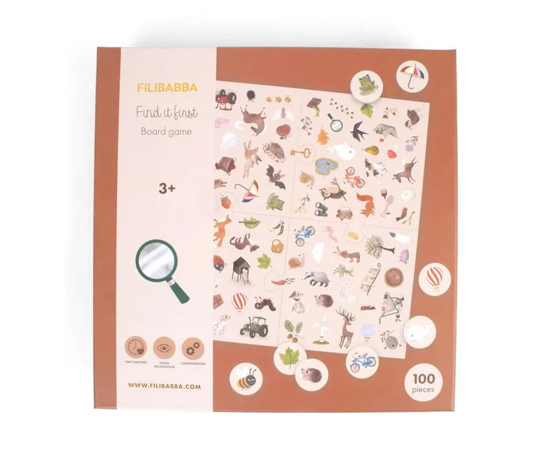 Filibabba Who Finds it First? Board Game