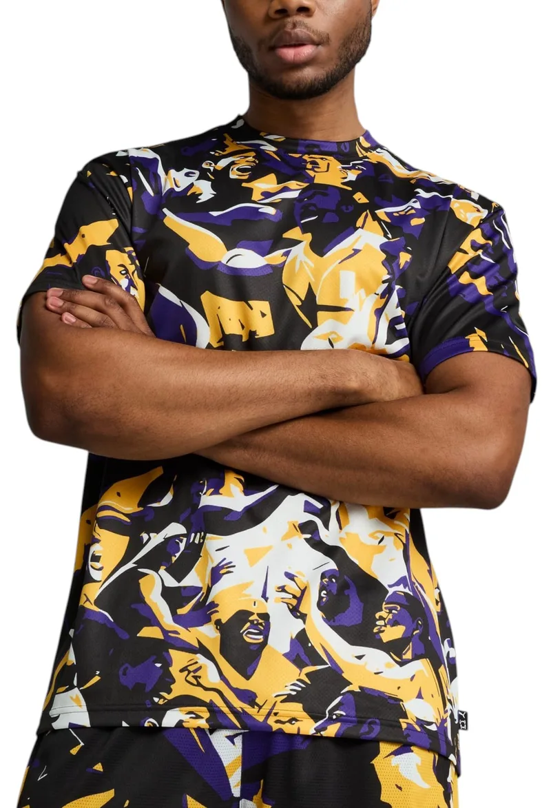 Μπλούζα Κοντομάνικη Puma Rival Rage AOP Tee 685446-02 Ανδρικό