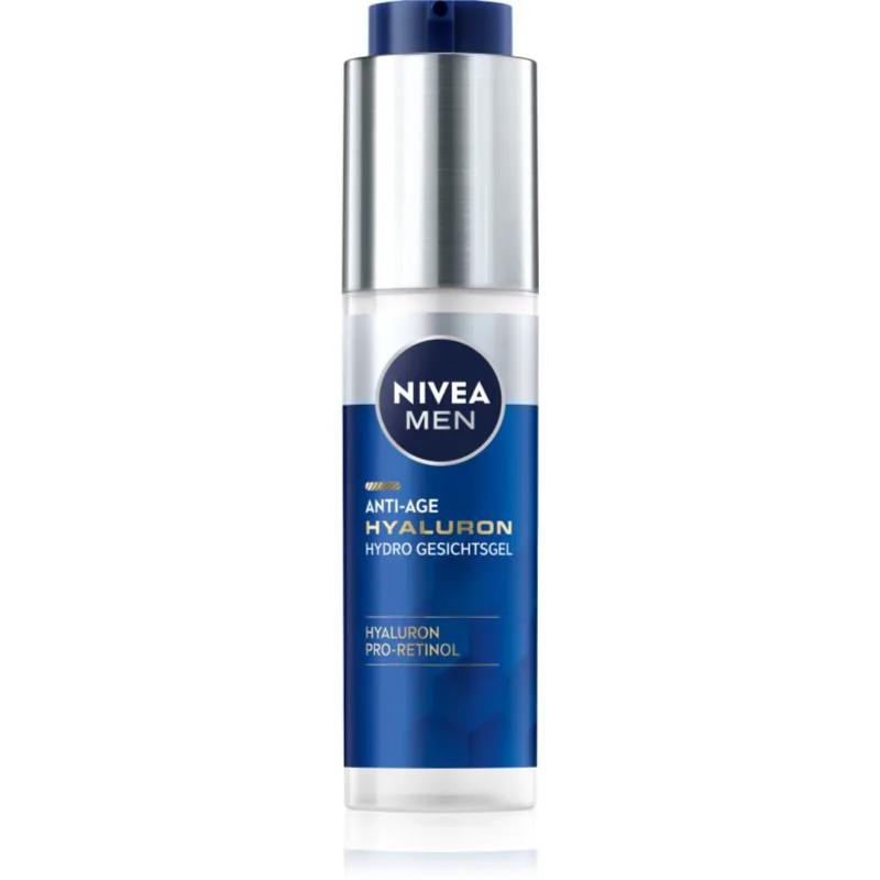 NIVEA MEN Hyaluron ενυδατικό τζελ ενάντια στις ρυτίδες 50 ml