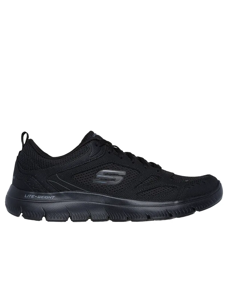 Skechers Summits South Rim 52812-BBK Ανδρικά Αθλητικά Παπούτσια Running Μαύρα