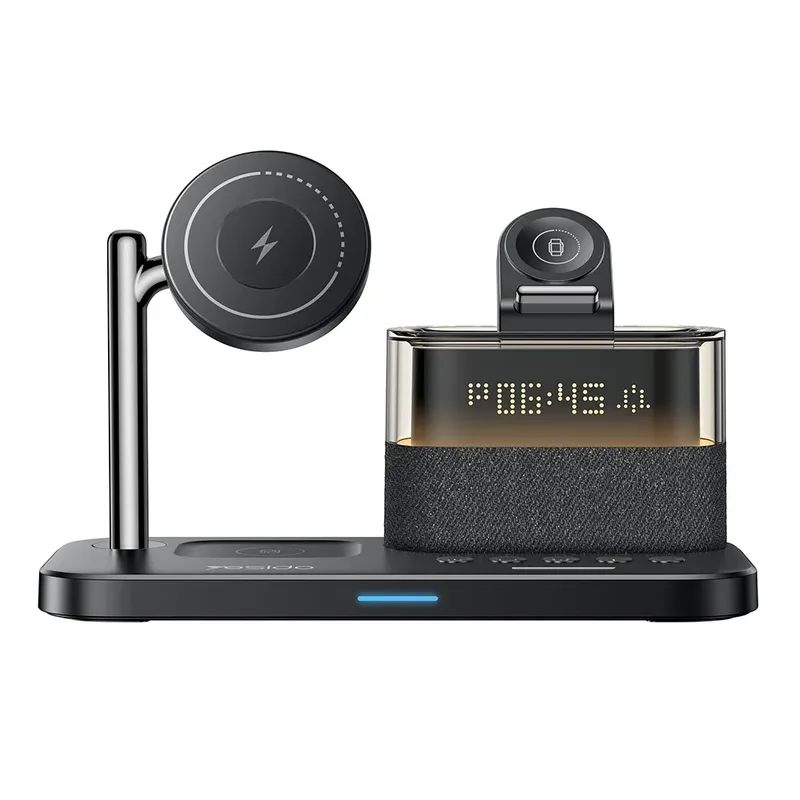 Yesido 6in1 MagSafe Wireless Charging Station With Night Light 25W (DS37)