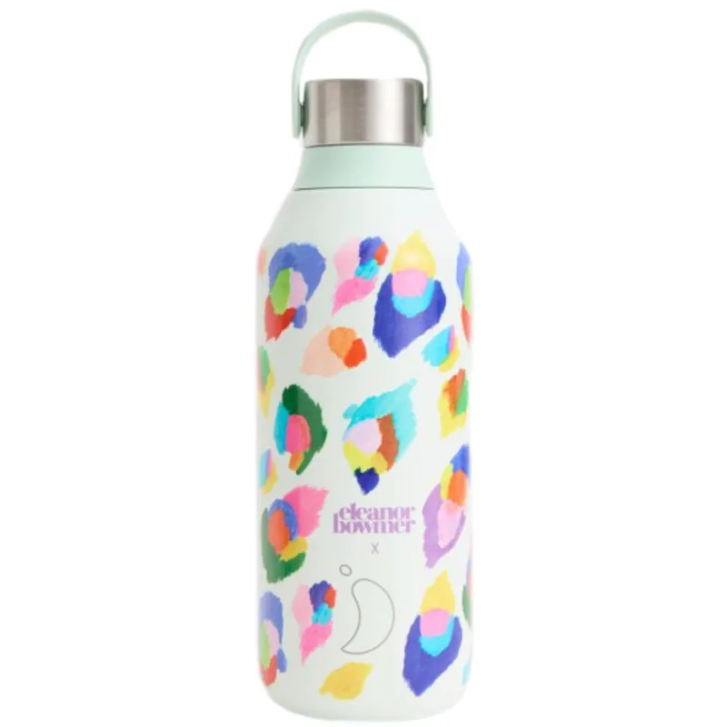 Chilly's Series 2 Bottle Ανοξείδωτο Μπουκάλι Θερμός με Σχέδιο της Eleanor Bowmer 500ml, Κωδ 22832 - Lichen Green