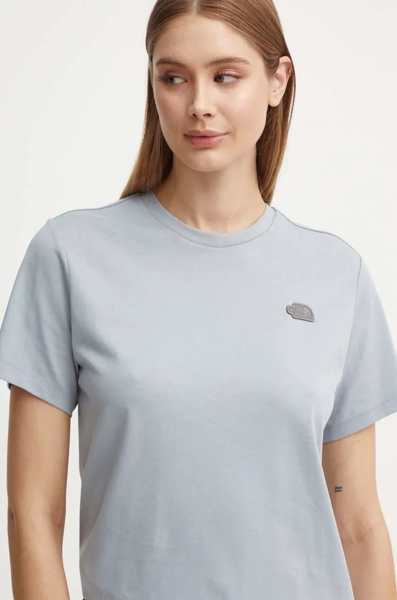 Βαμβακερό μπλουζάκι The North Face Natural Dye S/S Tee