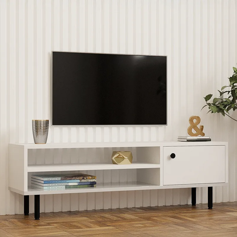 Έπιπλο Τηλεόρασης Avila - White 835Puq4522 (120x38x30 cm)