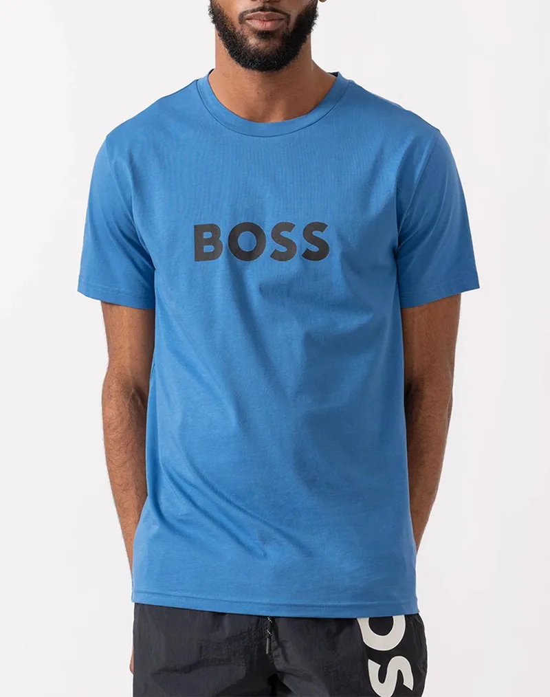 BOSS T-Shirt RN 10249533 01 50491706-436 Turquoise