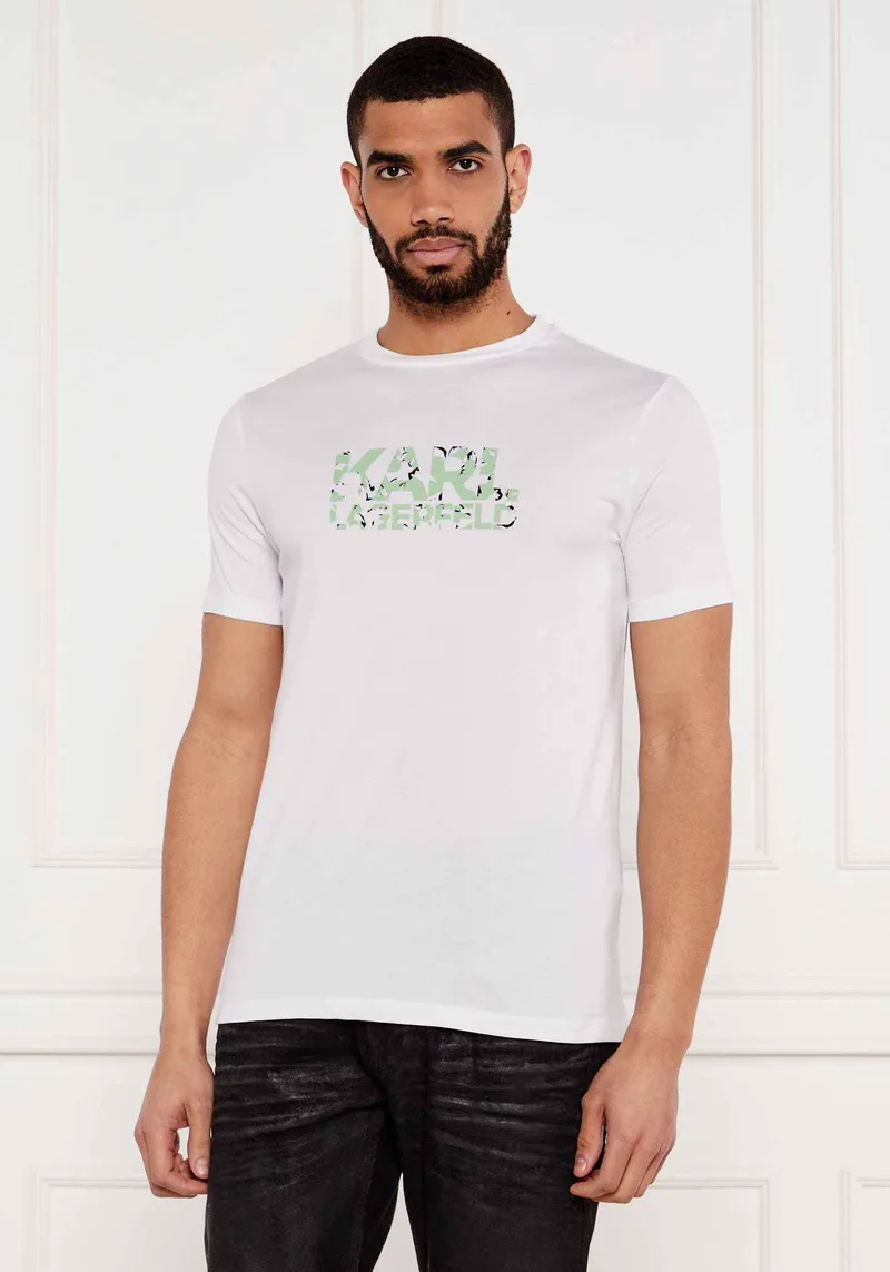 Karl Lagerfeld T Shirt της σειράς Crewneck - 755042 552224 10 White