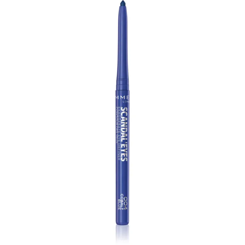 Rimmel Scandal'Eyes αυτόματο μολύβι για τα μάτια απόχρωση 004 Cobalt Blue 0.35 γρ