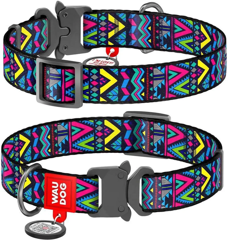 ΠΕΡΙΛΑΙΜΙΟ WAUDOG INDIE METAL FASTEX (25MM / 35-58CM)