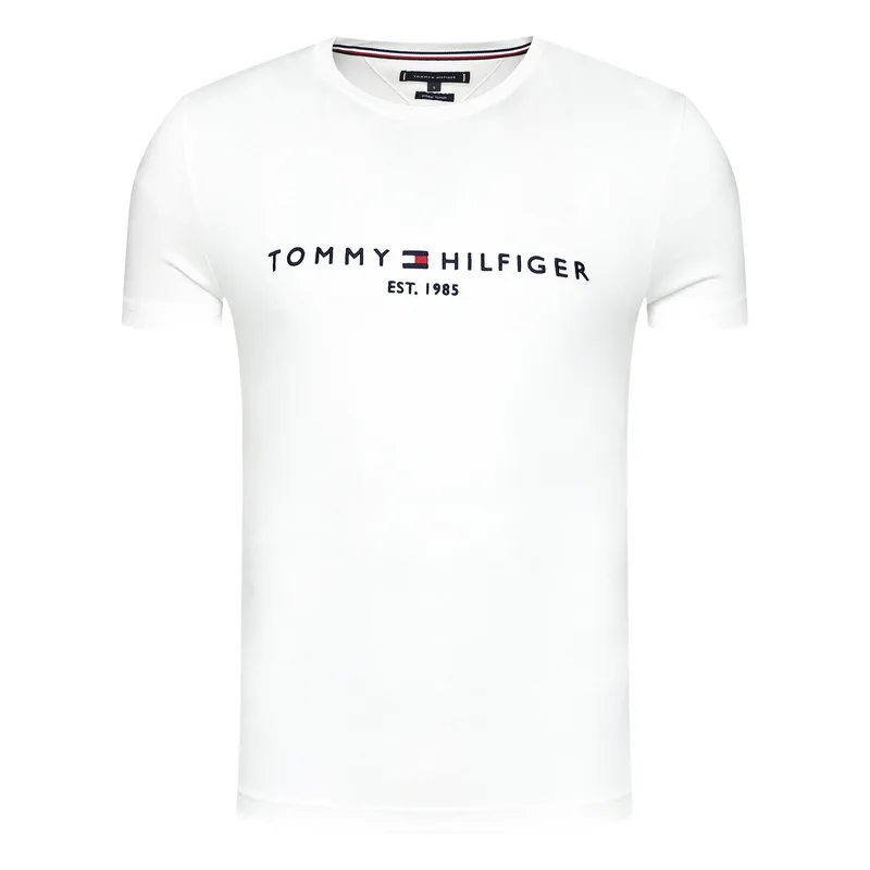 Tommy Hilfiger T-Shirt Core Logo Tee MW0MW11465 Λευκό Regular Fit