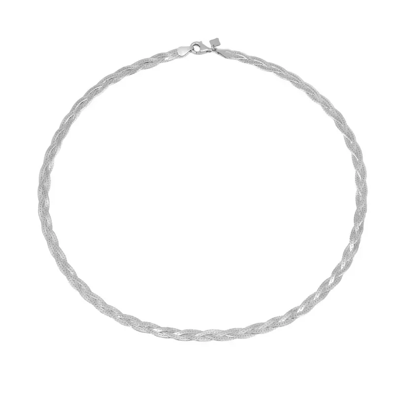 Ασημένιο κολιέ Vogue 925 snake πλεξούδα 8016403 8016403 Ασήμι