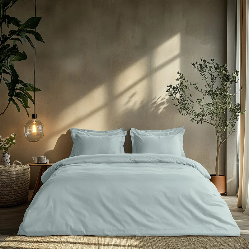 Beauty Home Σετ σεντόνια μονά Art 1700 Harmony 170x270 Γαλάζιο