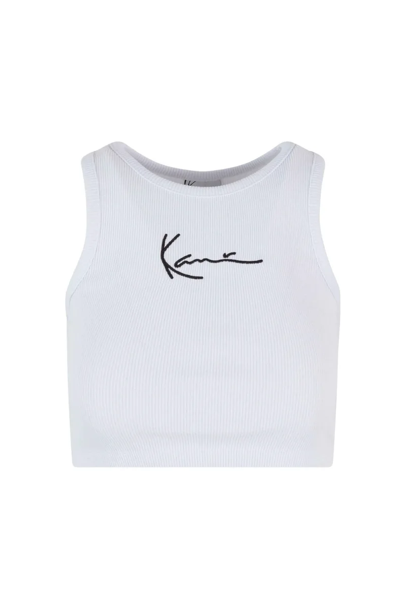 KARL KANI Αμάνικη Μπλούζα Racer Top Λευκό-KW-TP011-002-01CHN-WHITE