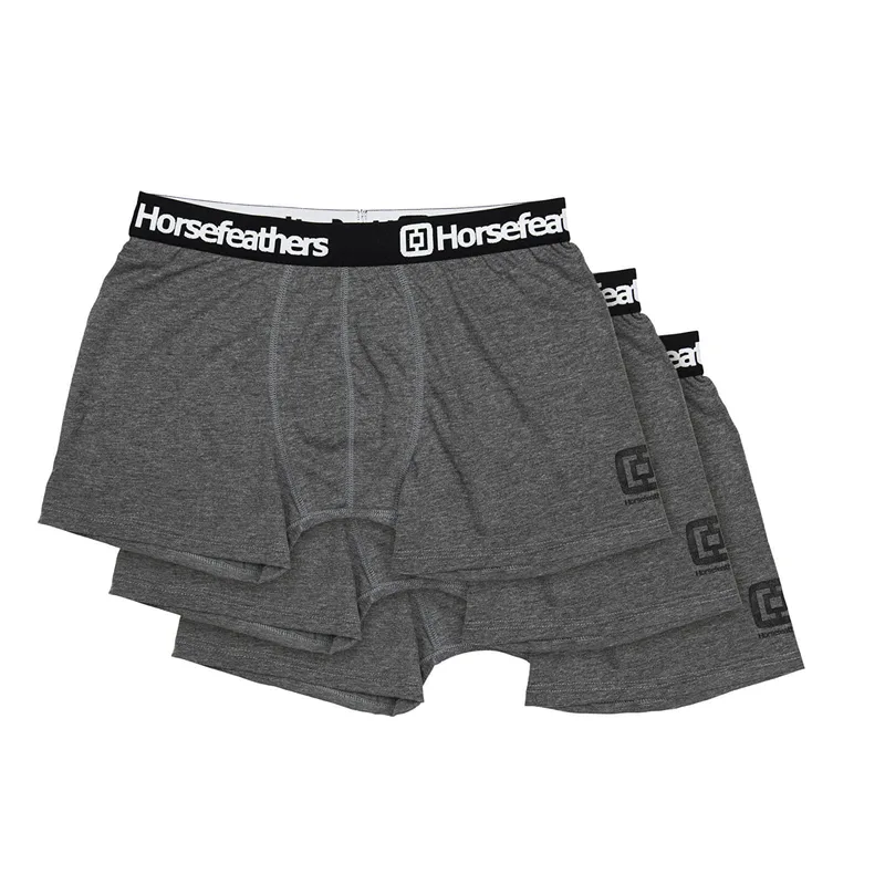 Μπόξερς Horsefeathers Dynasty 3-Pack Boxer Shorts Heather Anthracite S