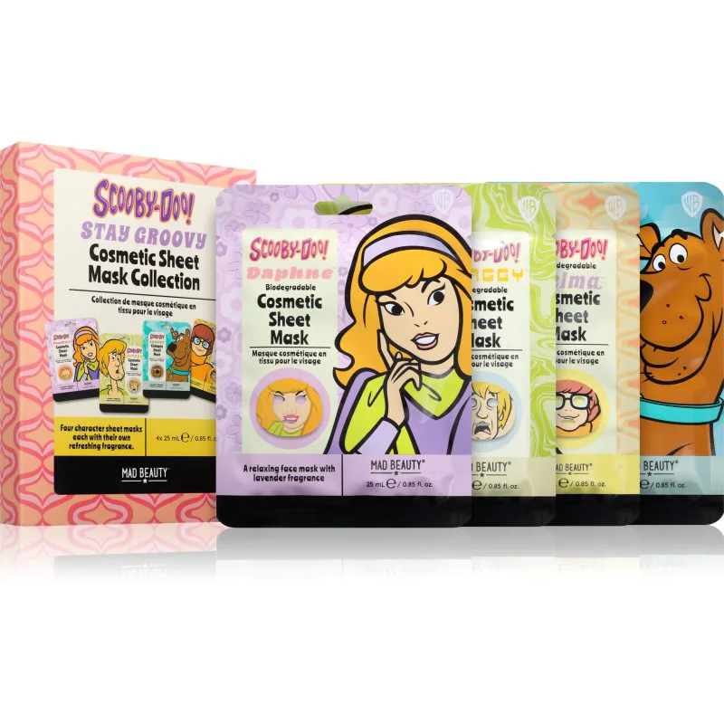 Mad Beauty Scooby Doo Σετ υφασμάτινων μασκών
