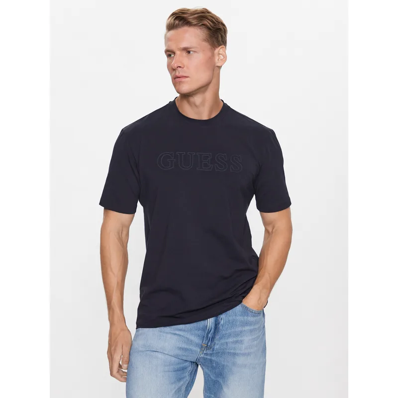 Guess T-Shirt Z2YI11 J1314 Σκούρο μπλε Regular Fit