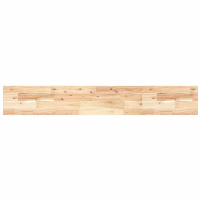 vidaXL Ράφι Πλωτό 120x20x2 εκ. από Μασίφ Ξύλο Ακακίας χωρίς Επεξεργασία